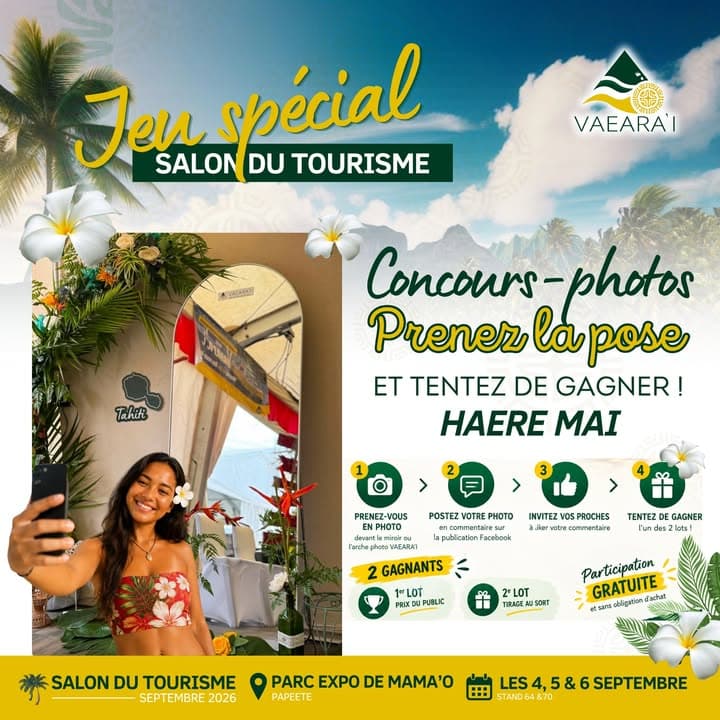 EVENEMENT | Salon du tourisme septembre 2026 x Vaeara'i đą