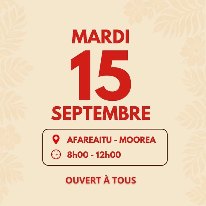🩸 DON DE SANG À MOOREA : VOTRE GESTE PEUT SAUVER DES VIES ❤️
